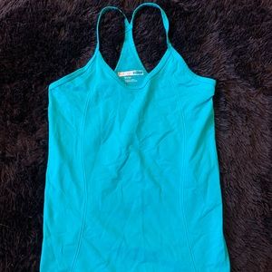 Forever 21 blue workout racerback tank size M